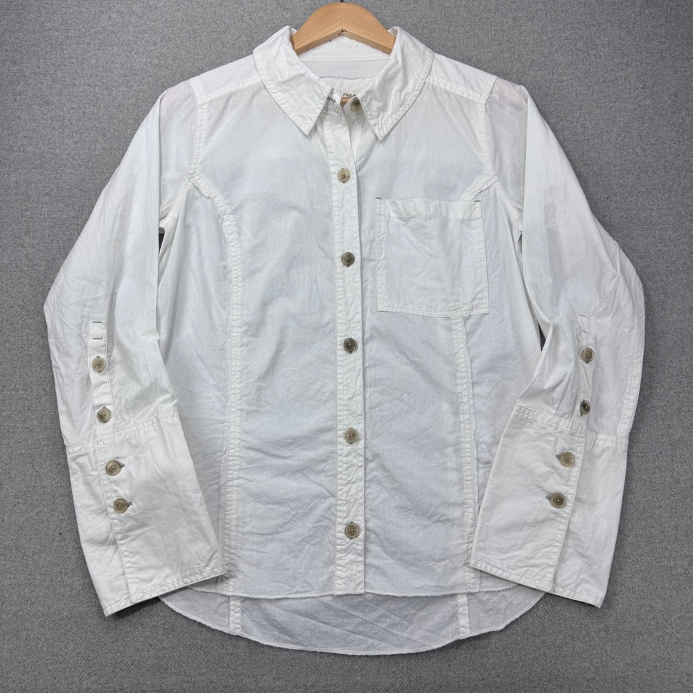 We The Free White Button-Down Shirt